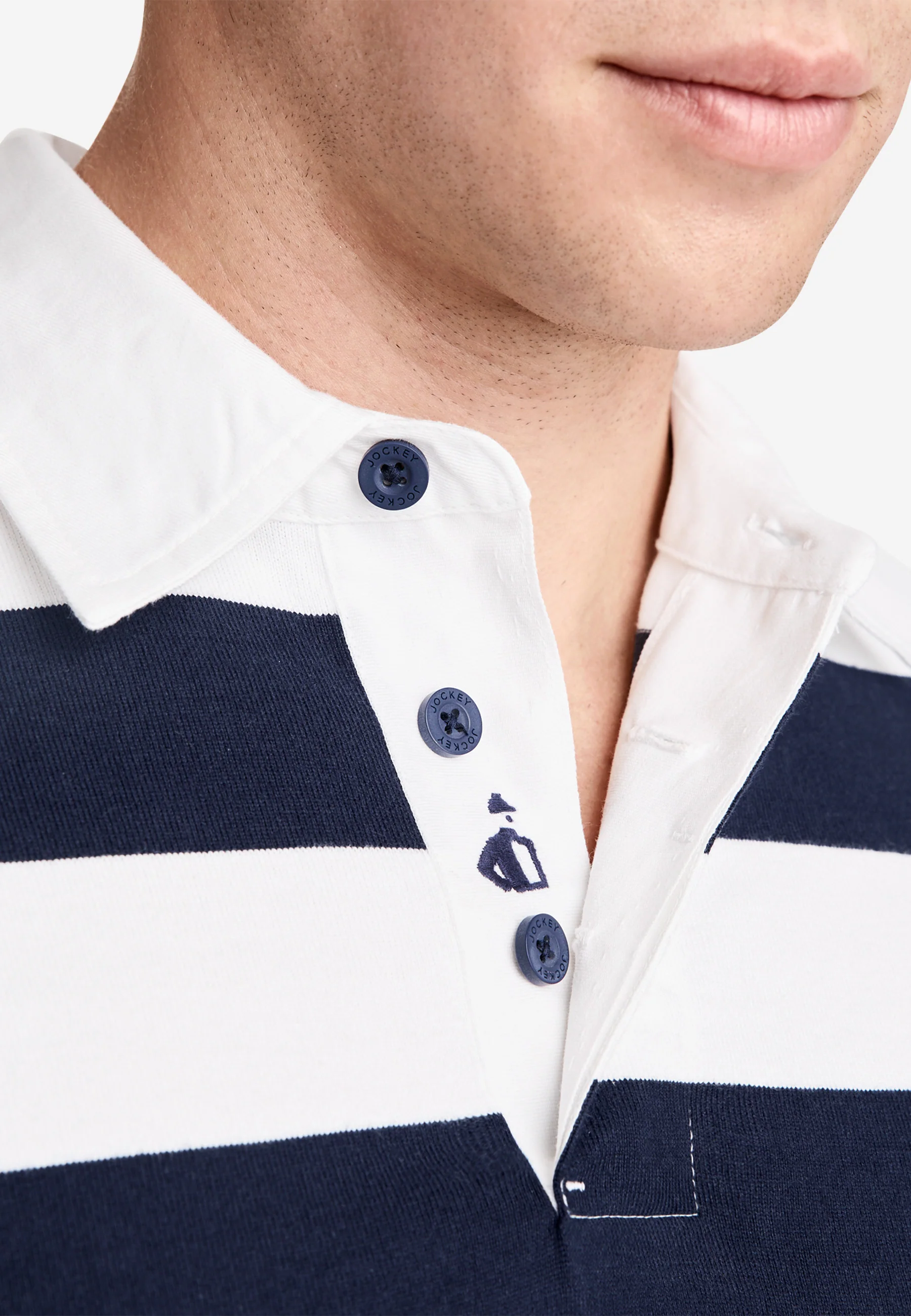 Jockey® 1876 Collection Long Sleeve Rugby Polo - Image 17