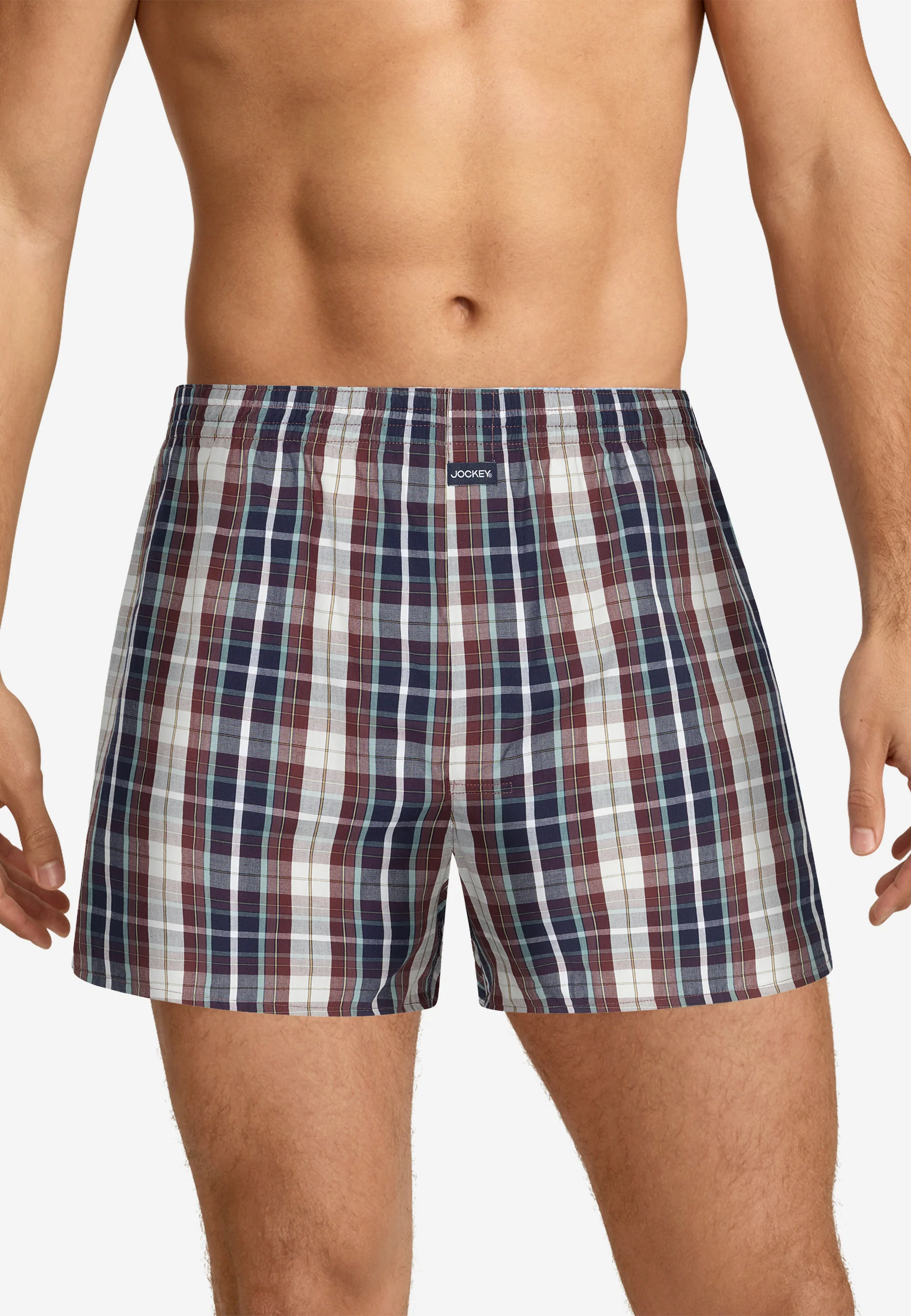 Jockey® Everyday Check Woven Boxer - Image 41