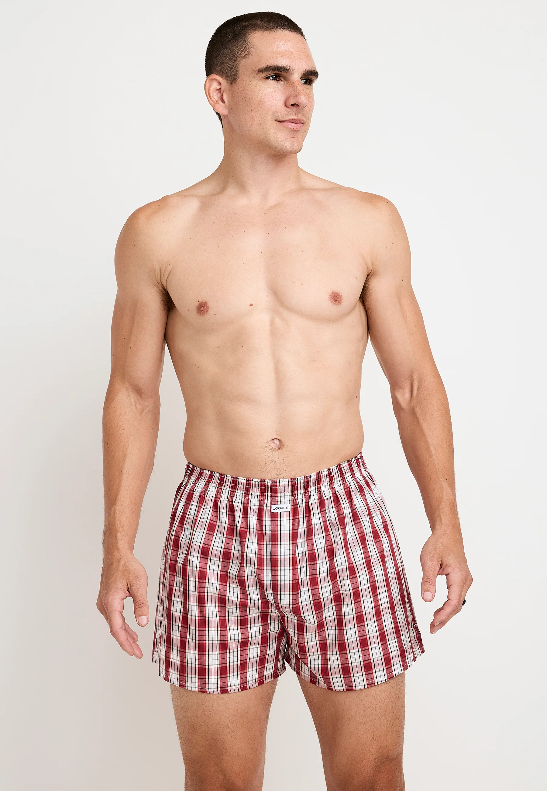 Jockey® Everyday Check Woven Boxer - Image 54