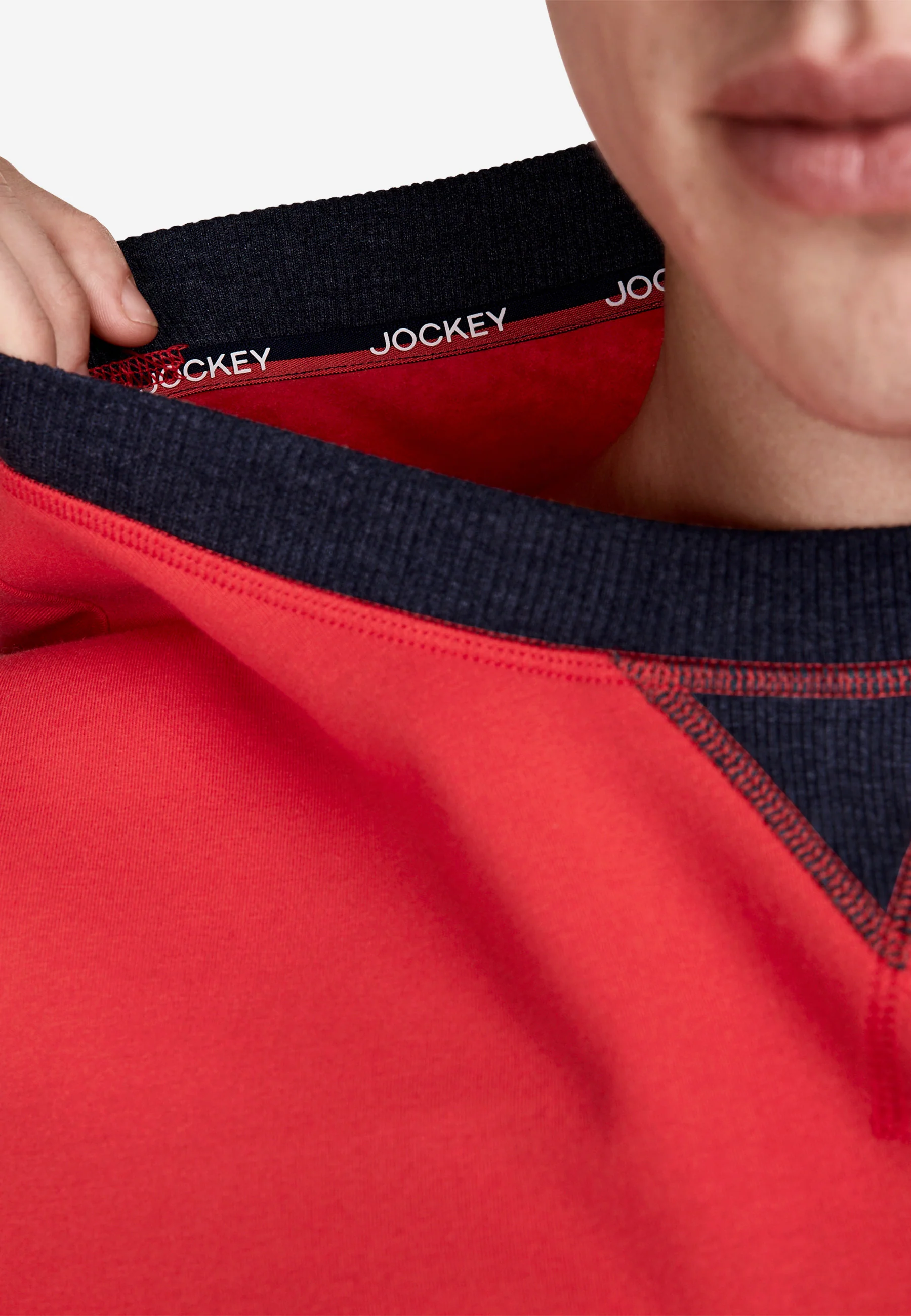 Jockey® Lightweight Cotton Blend Fleece Crew Sweatshirt - Image 7