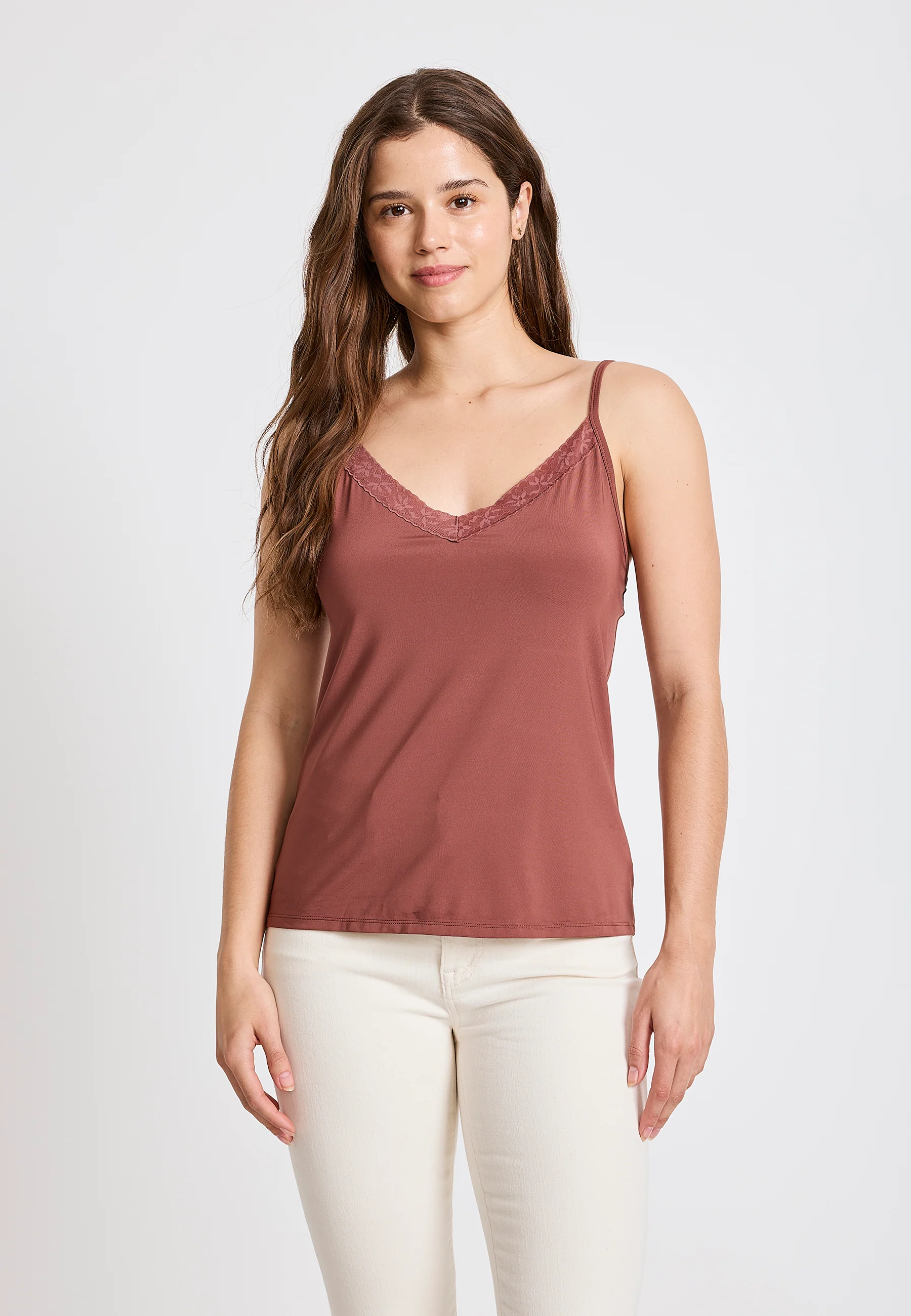 Jockey® Parisienne Soft Stretch Lace Camisole - Image 30