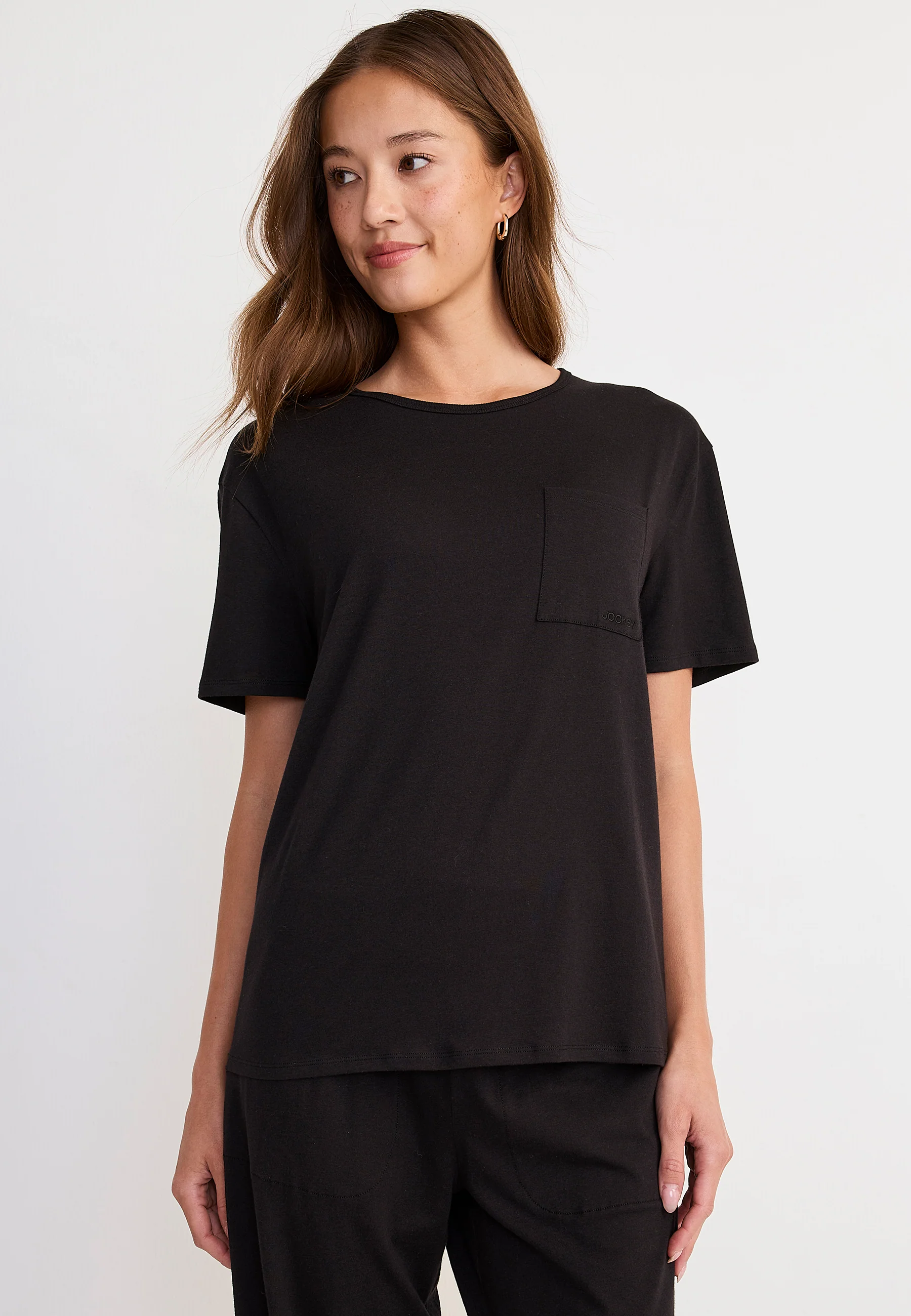 Jockey® Soft Touch Luxe Loungewear Short Sleeve T-Shirt - Image 8