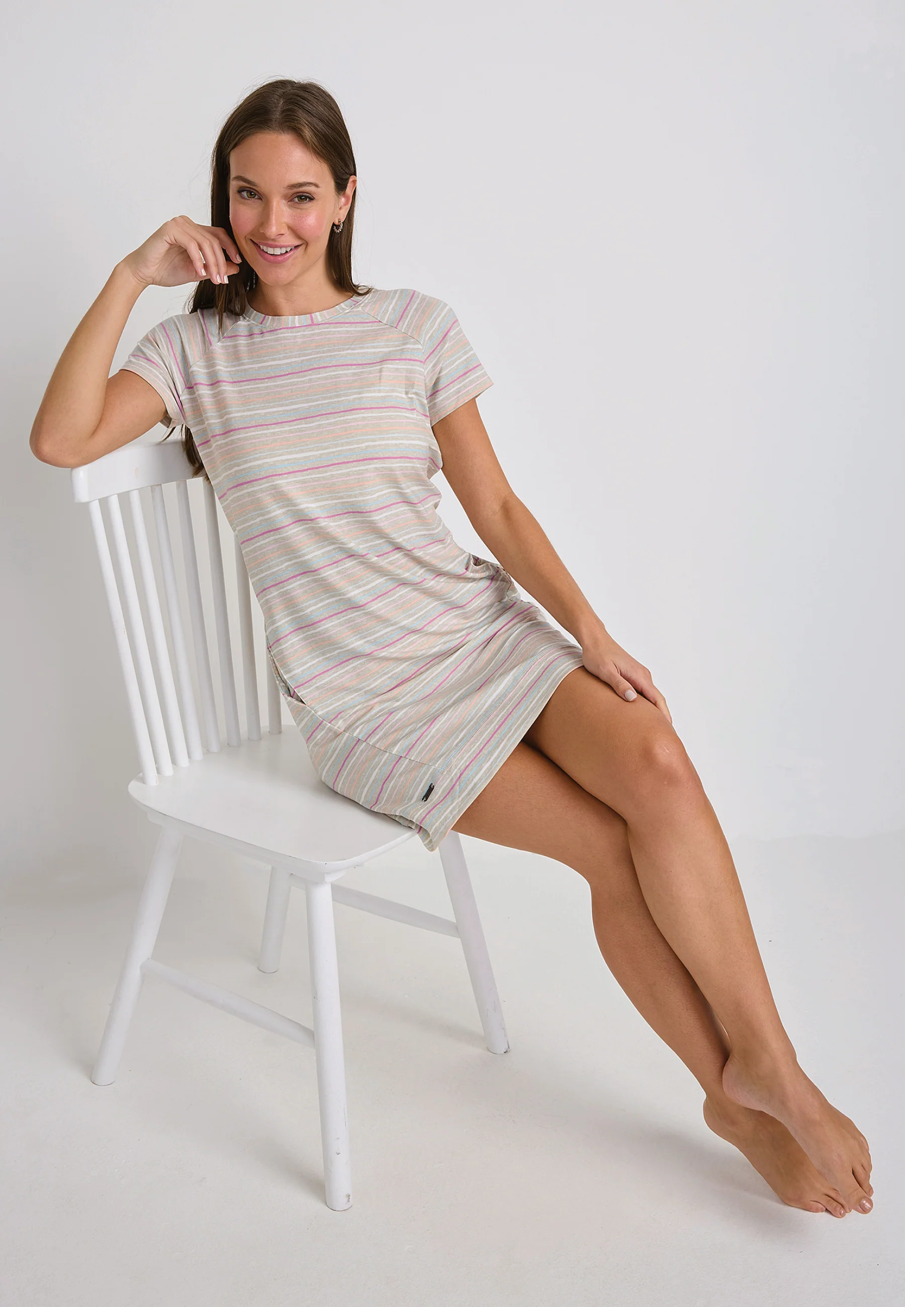 Jockey® Supersoft Short Sleeve Lounge Dress - Image 5