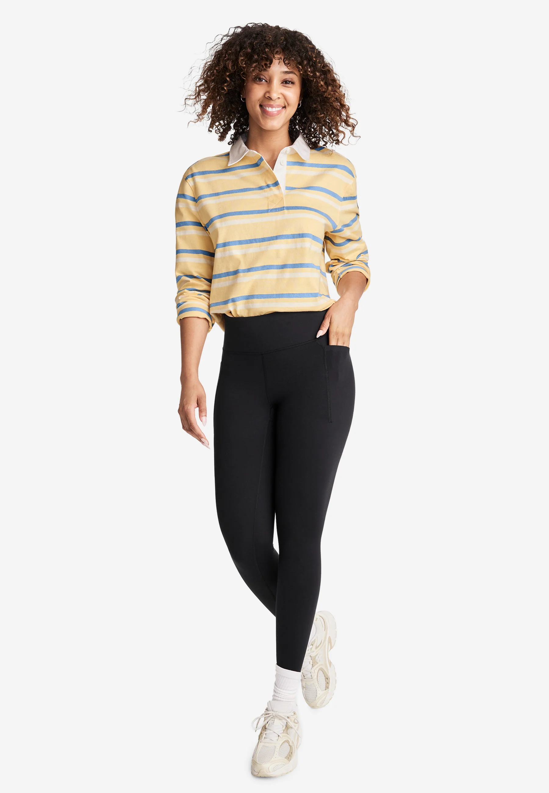 Jockey® 1876 Collection Cropped Rugby Polo - Image 20
