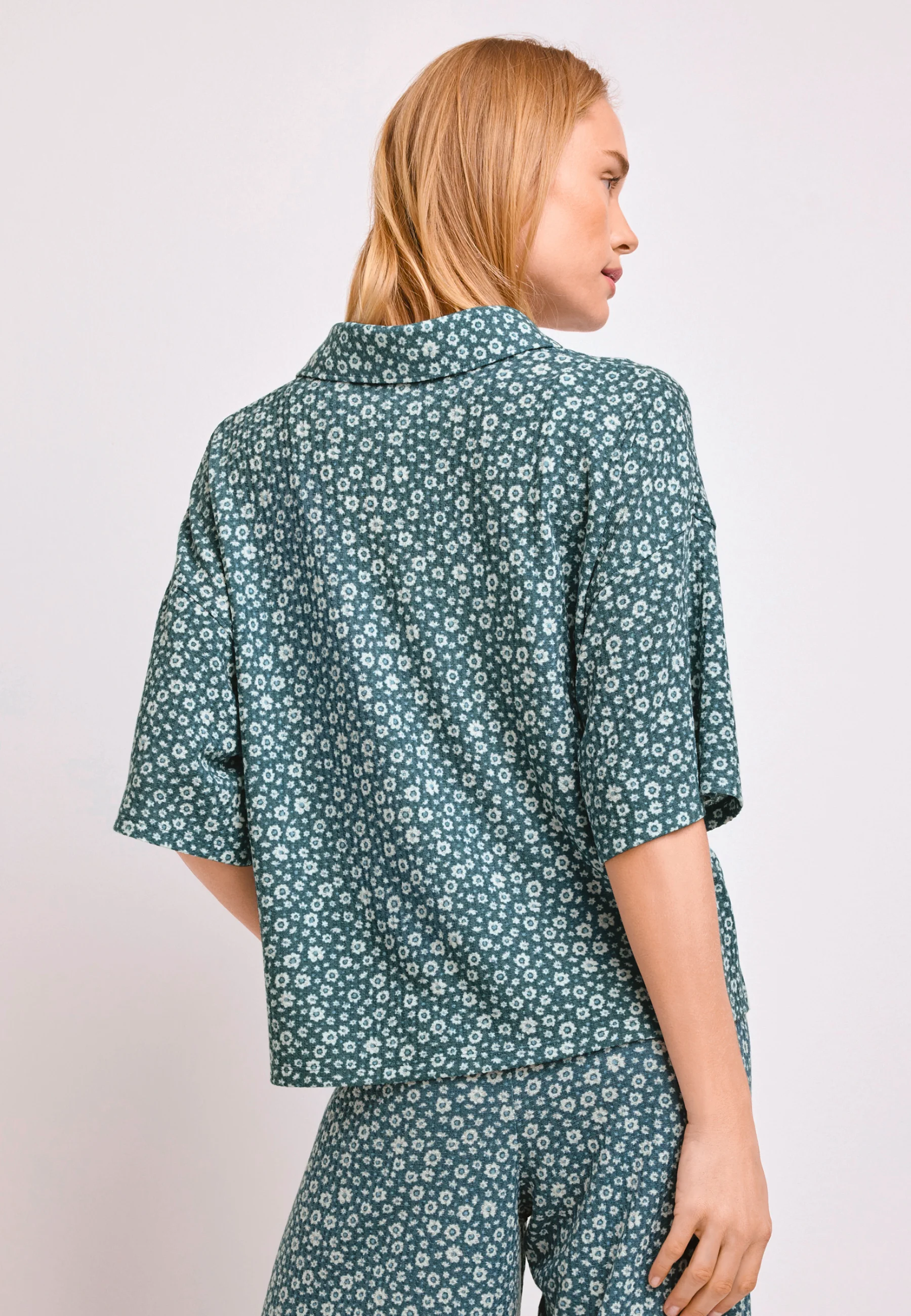 Jockey® Brushed Waffle Short Sleeve Top - Image 2