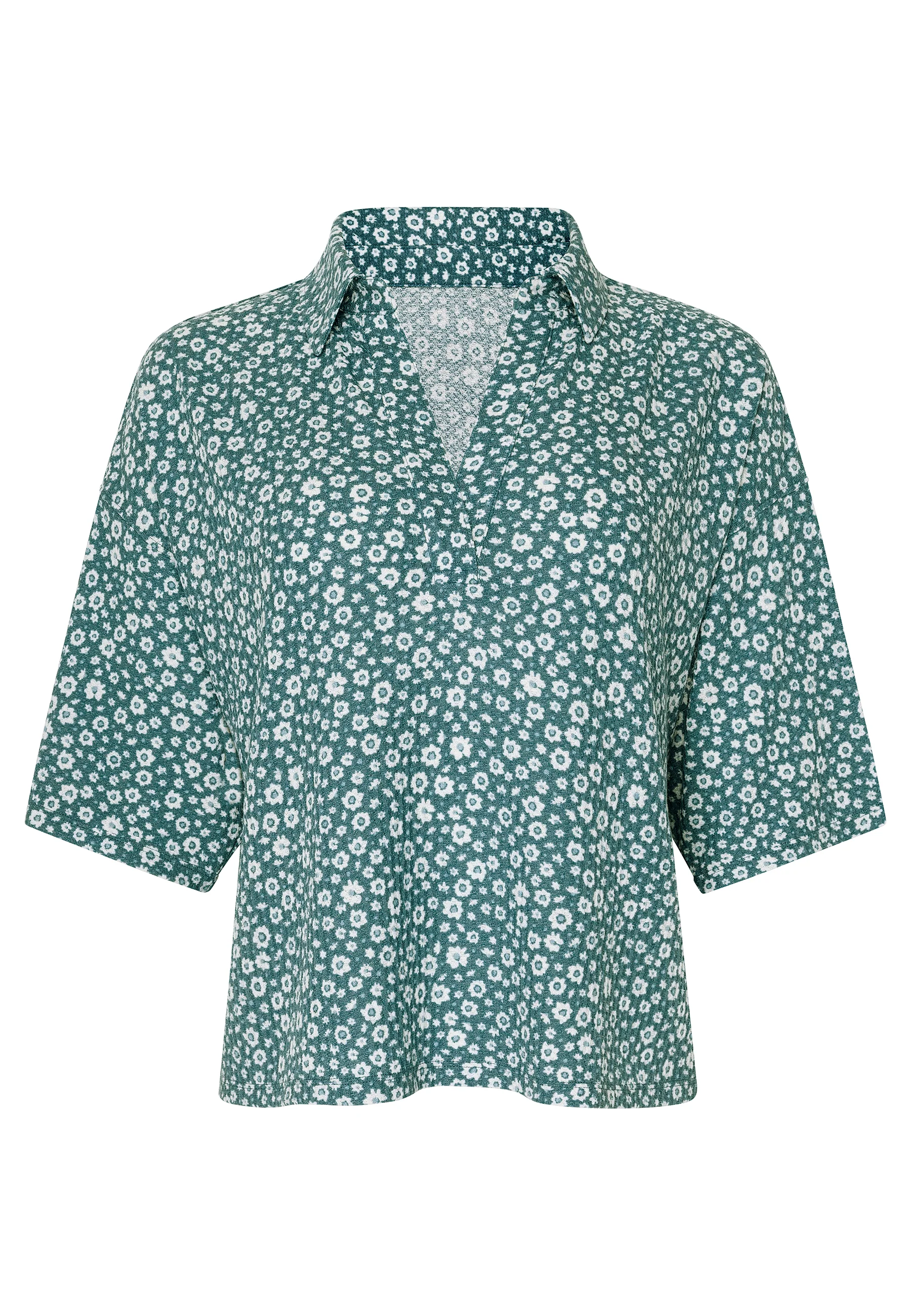 Jockey® Brushed Waffle Short Sleeve Top - Image 3