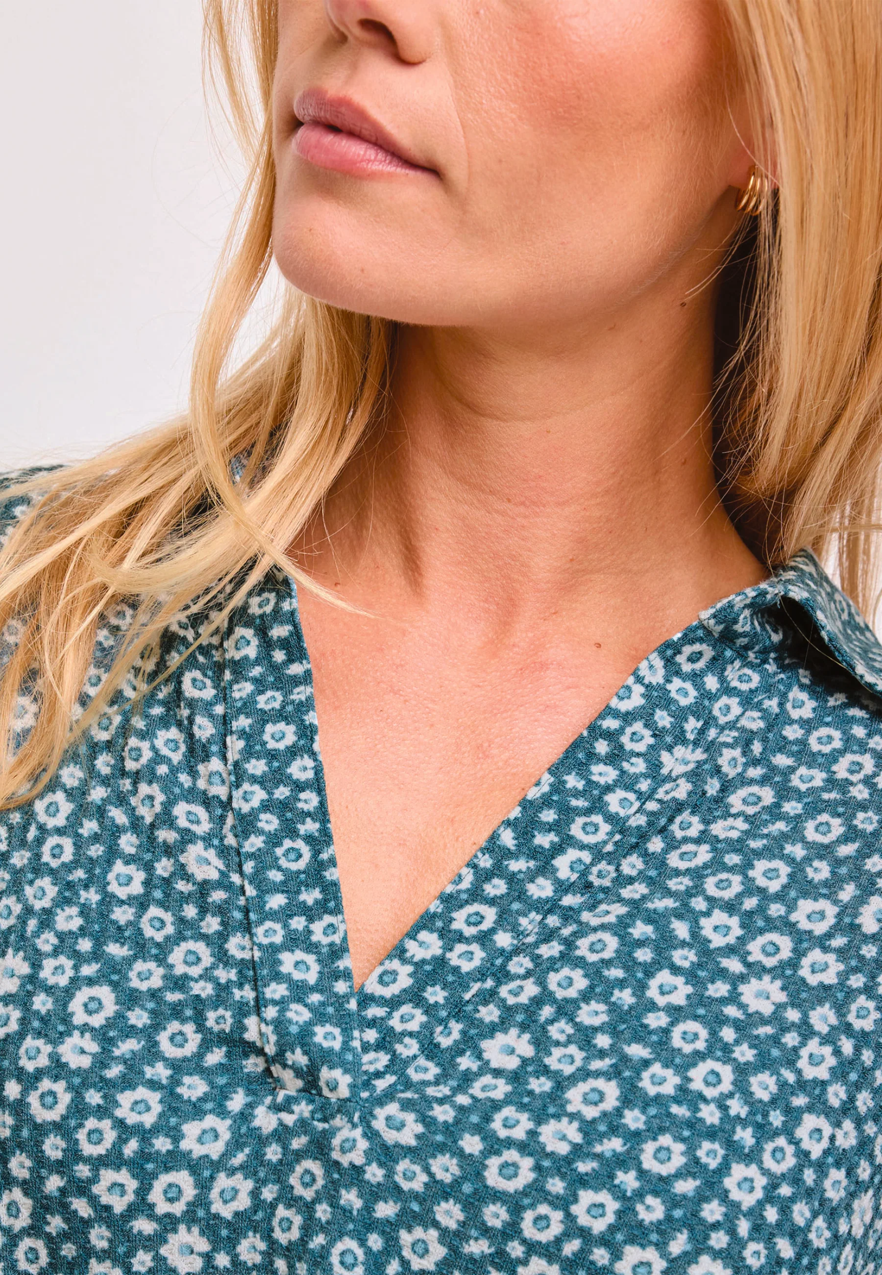 Jockey® Brushed Waffle Short Sleeve Top - Image 4