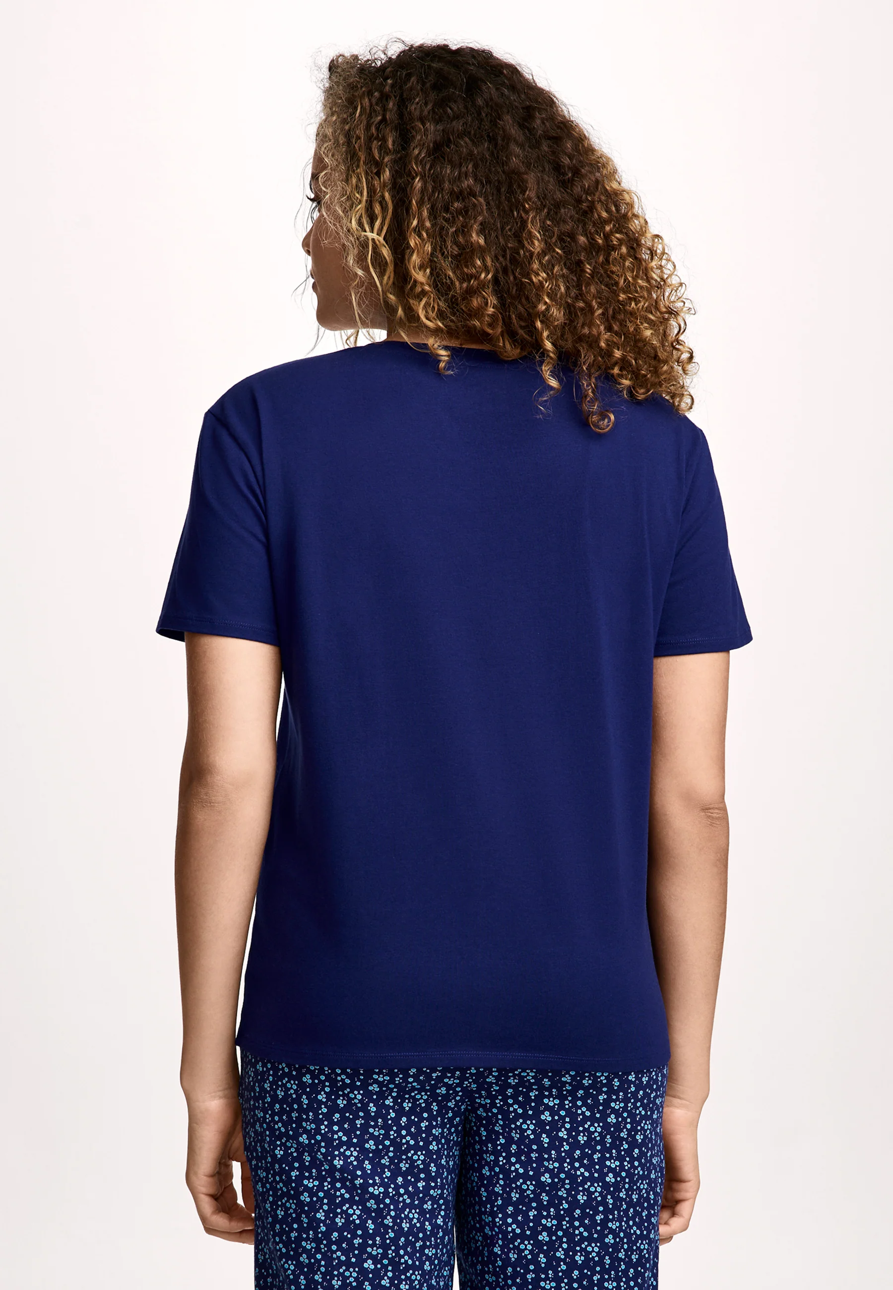 Jockey® Cotton Stretch Short Sleeve V-Neck Top - Image 16