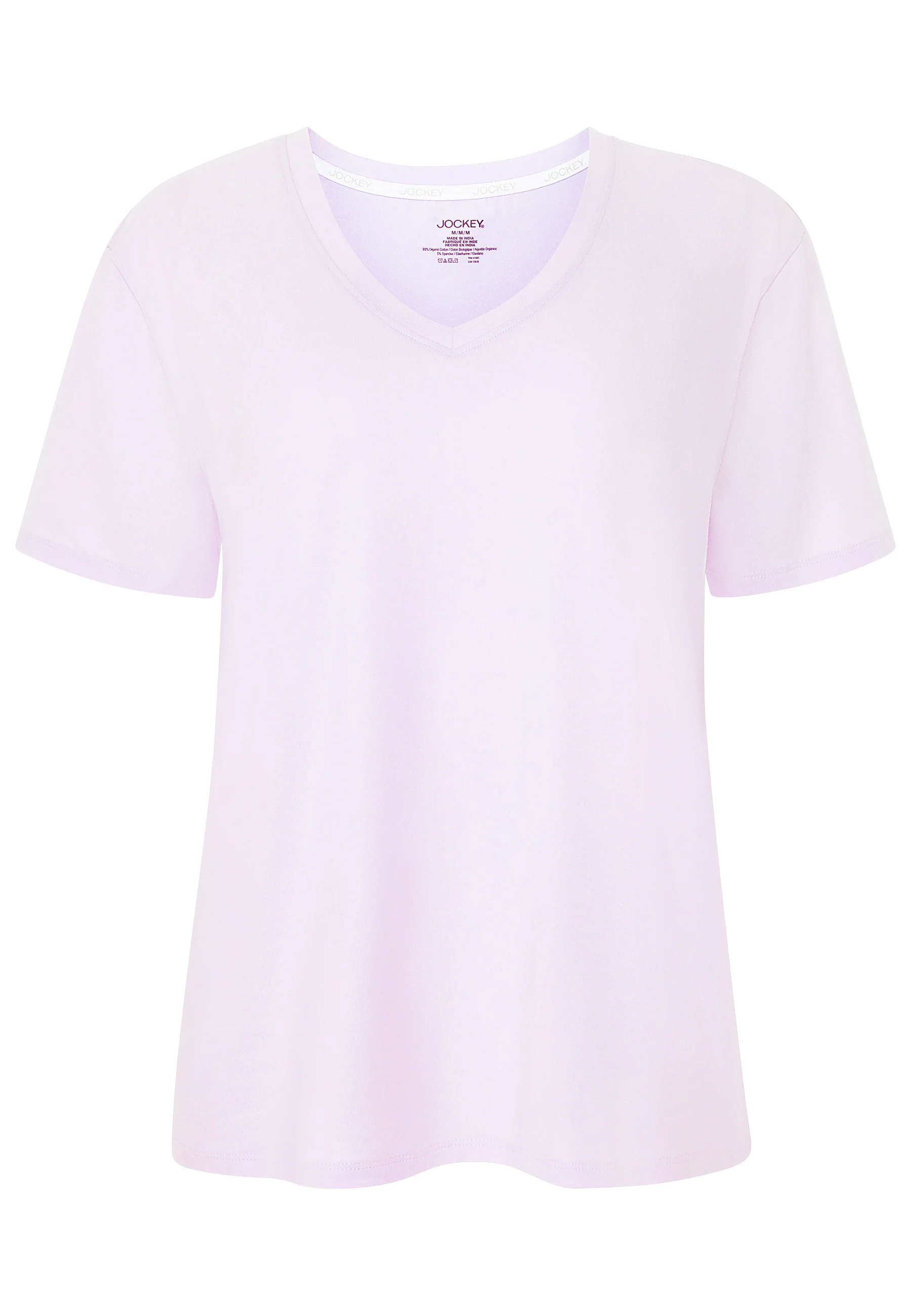 Jockey® Cotton Stretch Short Sleeve V-Neck Top - Image 27
